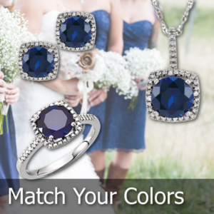 Match your dress color to gemstones