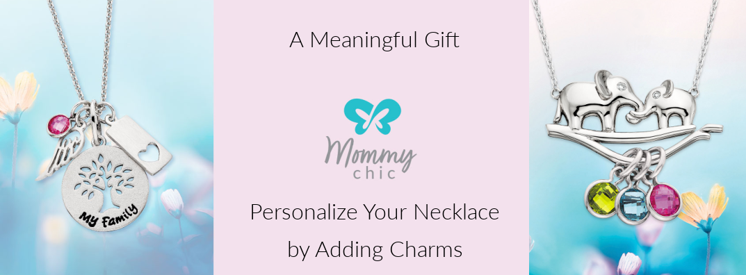 A meaningful gift. Personalize your necklace by adding charms