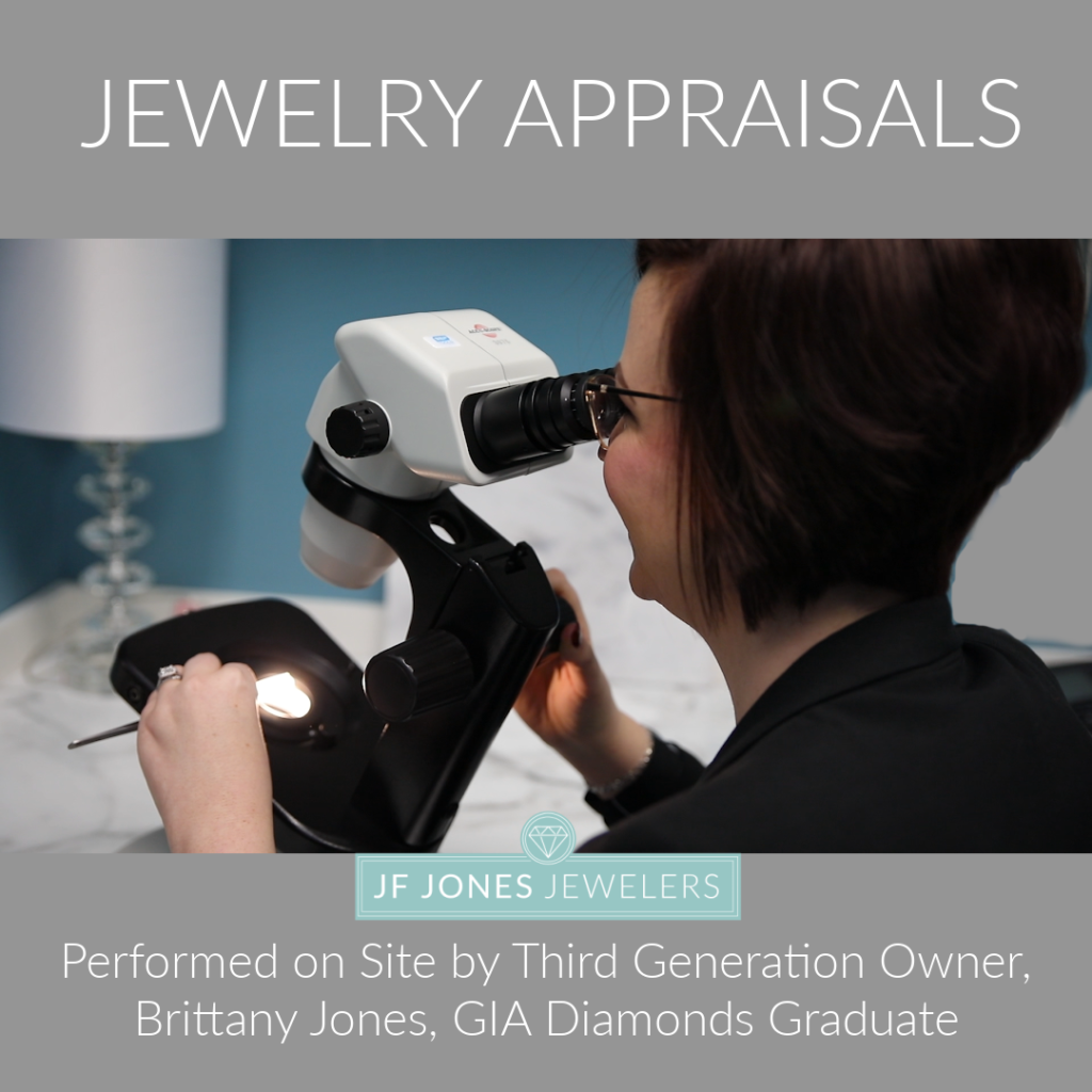 jewelry appraisals performed on site