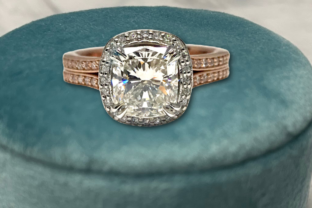 Shannon custom engagement ring
