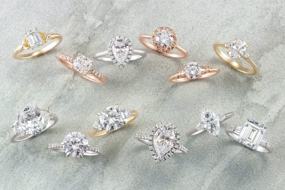 Sparkling Diamond Engagement Rings